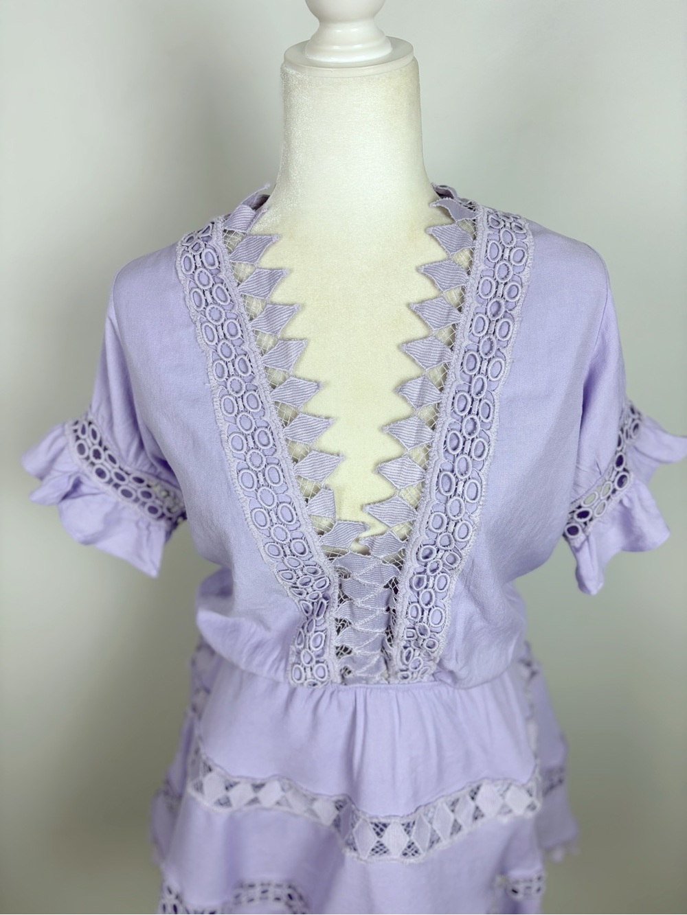 Peixoto Ora Dress in Dusty Lavender Size M - Picture 4 of 15